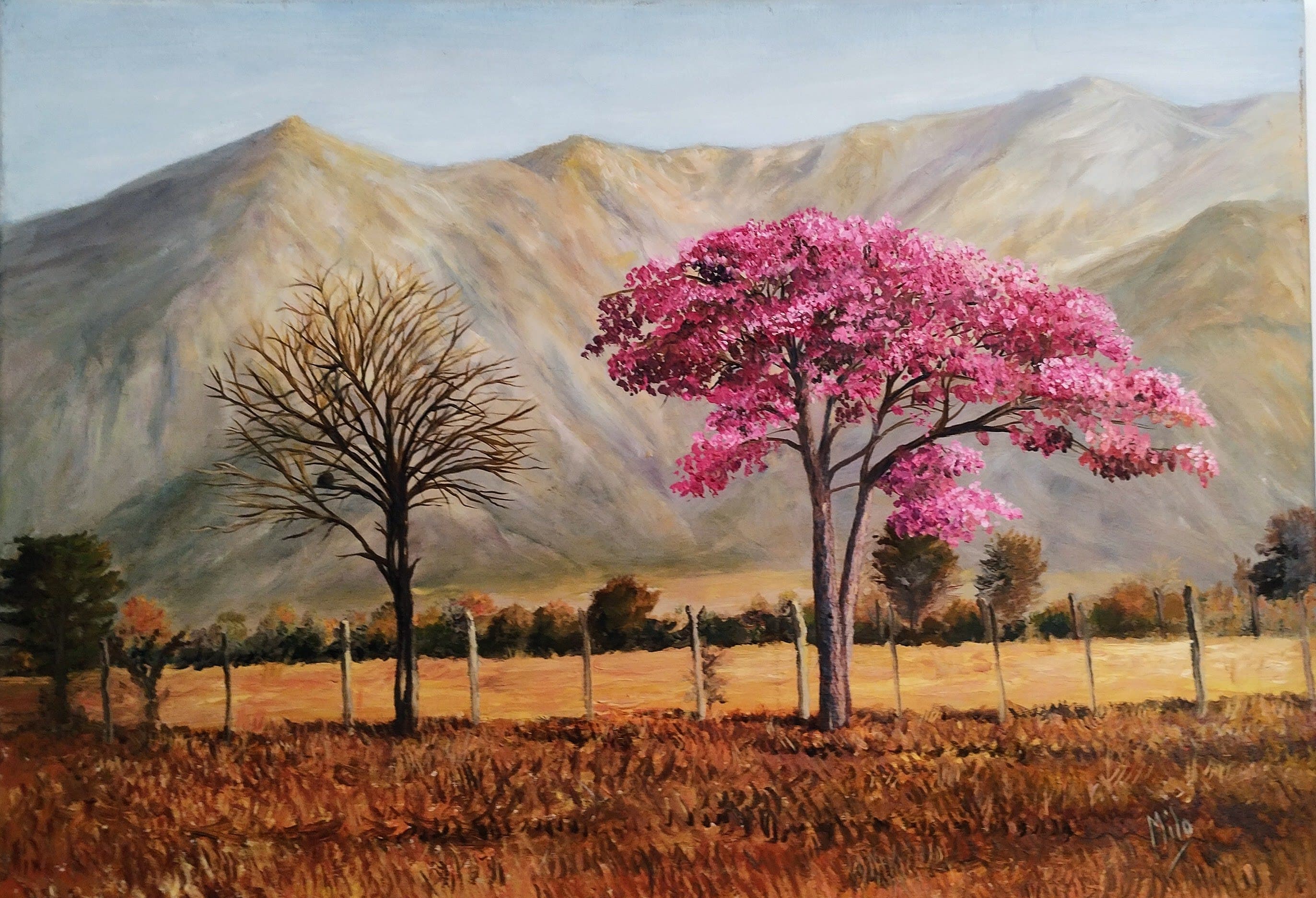 El árbol rosa